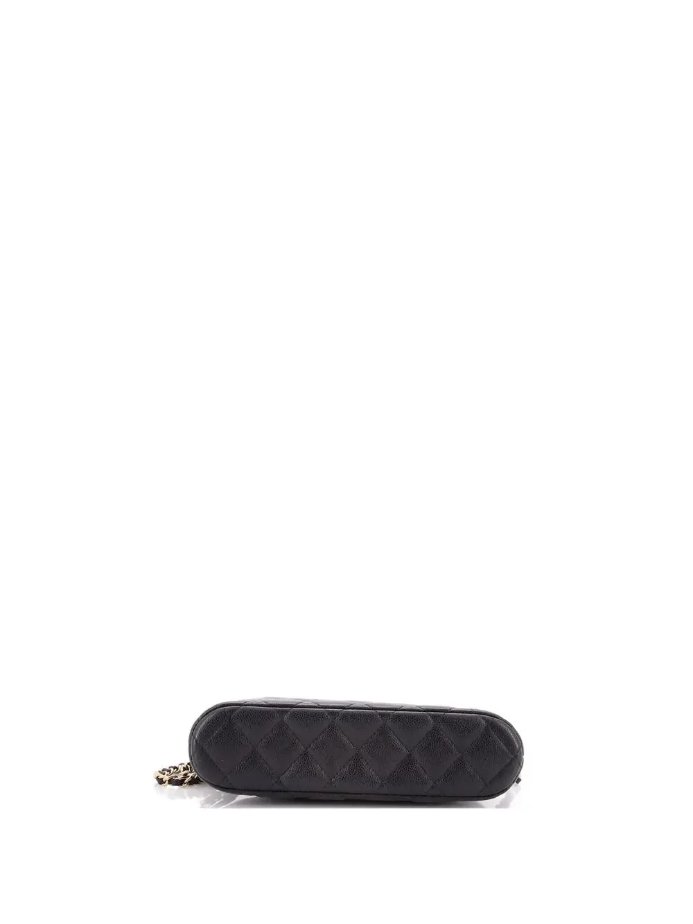 Chanel Cc Dome Zip Clutch With Chain #237534C44B